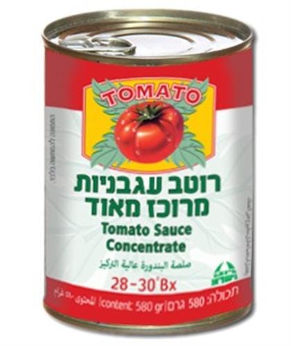 רכז עגבניות 28°-30° טומאטו 580 גרם