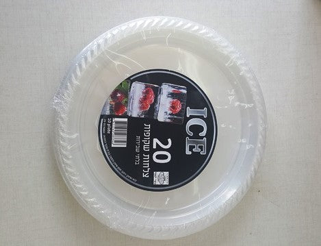 צלחת גודל 10 דגם ICE 20 יח'