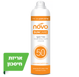 תרסיס שקוף להגנה מהשמש SPF 30
