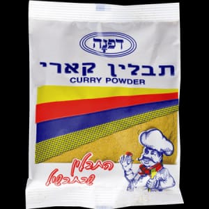 אבקת קארי בשקית תבליני דפנה 80 גרם