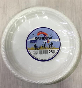 25 יח' צלחות גדולות- גודל 9