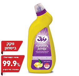 טאצ' ג'ל לניקוי וחיטוי אסלות בריח לימון