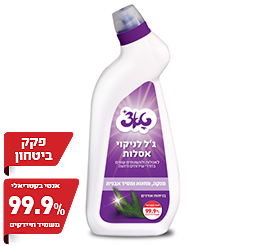 טאצ' ג'ל לניקוי וחיטוי אסלות בריח אורנים
